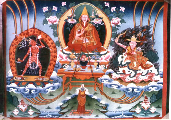 H. H. Zong  
Rinpoche,Vajrayogini and Dorje Shugden